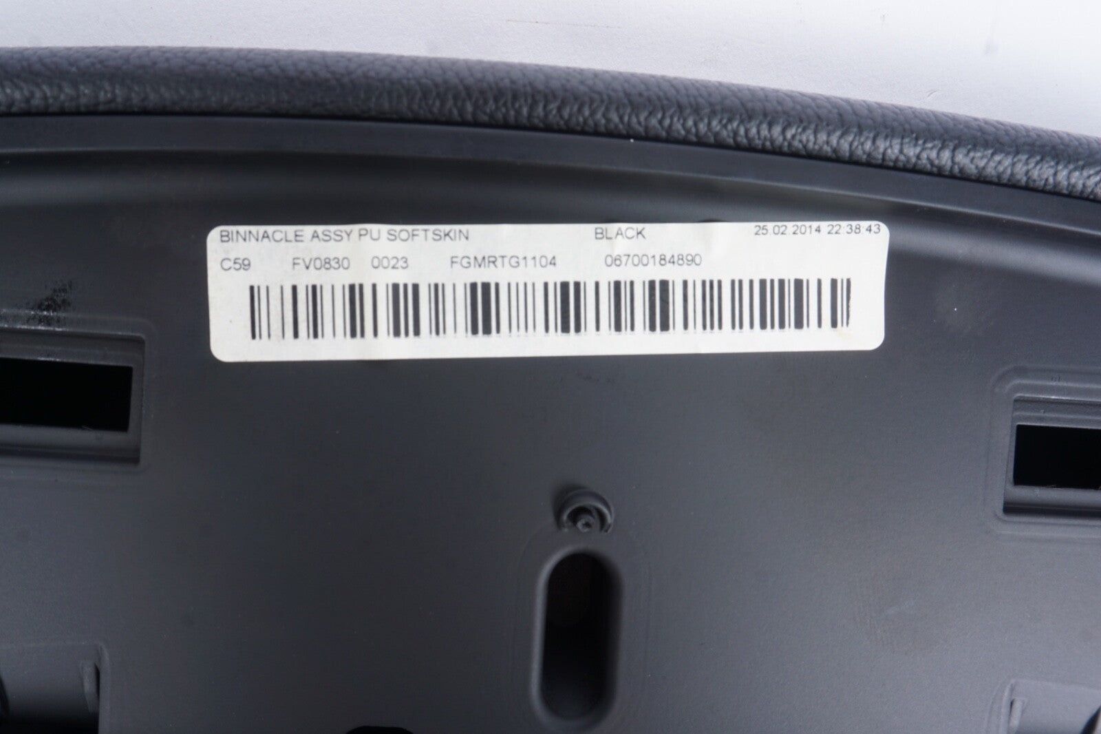 14-17 Maserati Ghibli M157 Gauge Dash Speedometer Trim Pad Cover Black