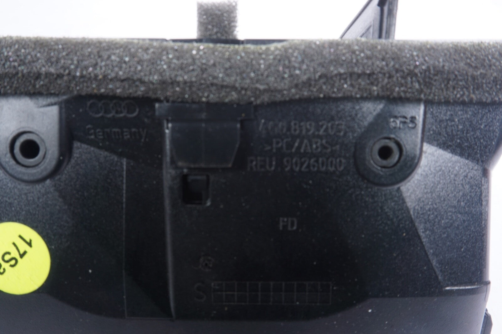 2012-2015 AUDI A7 S7 REAR CONSOLE HVAC AC AIR VENT 4G0819203 OEM