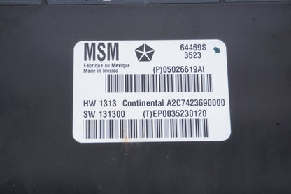 14-16 MASERATI GHIBLI QUATTROPORTE FRONT LEFT SEAT CONTROL MODULE OEM