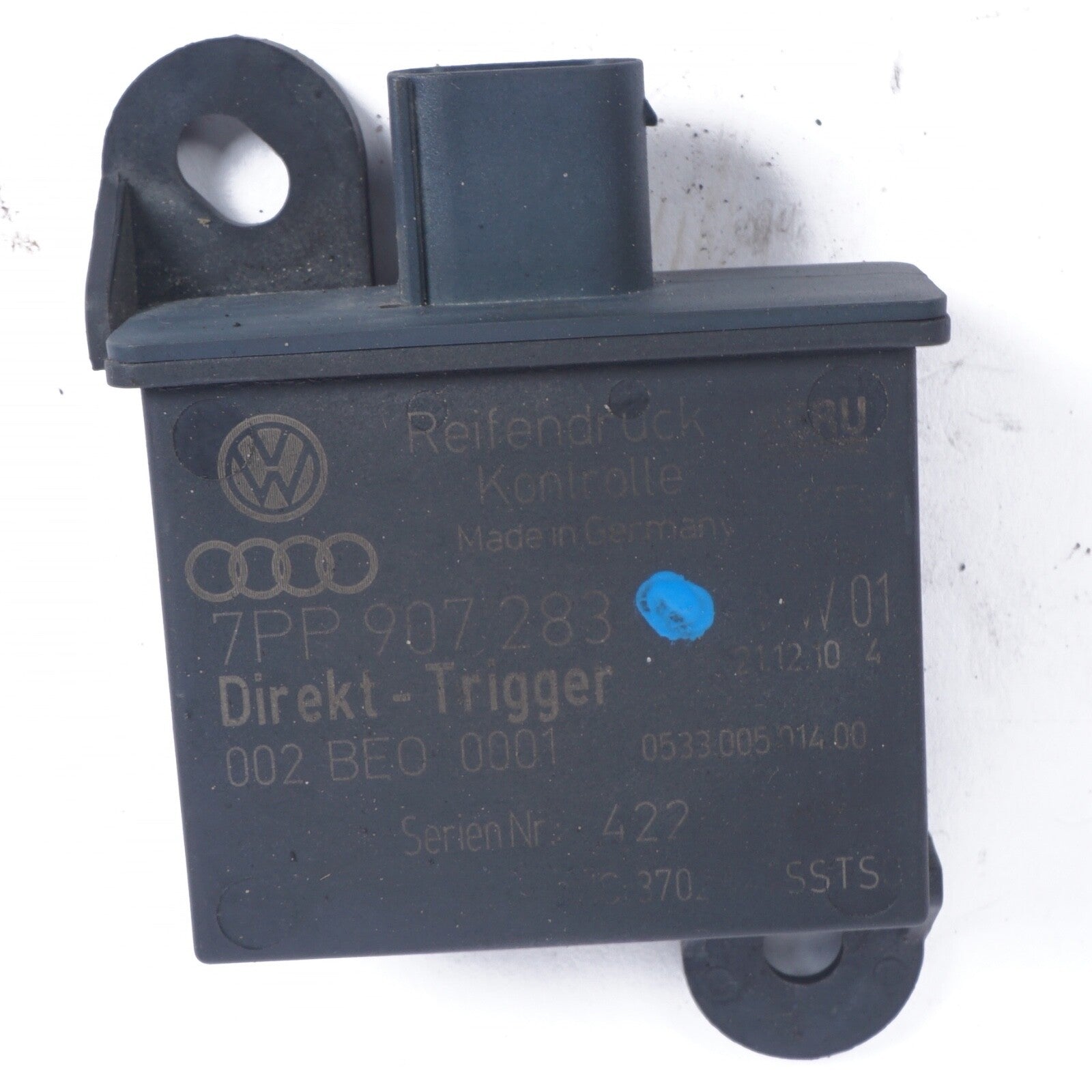 11-18 Porsche Cayenne Tire Pressure Monitor Sensor Module TPMS 7PP907283 Oem
