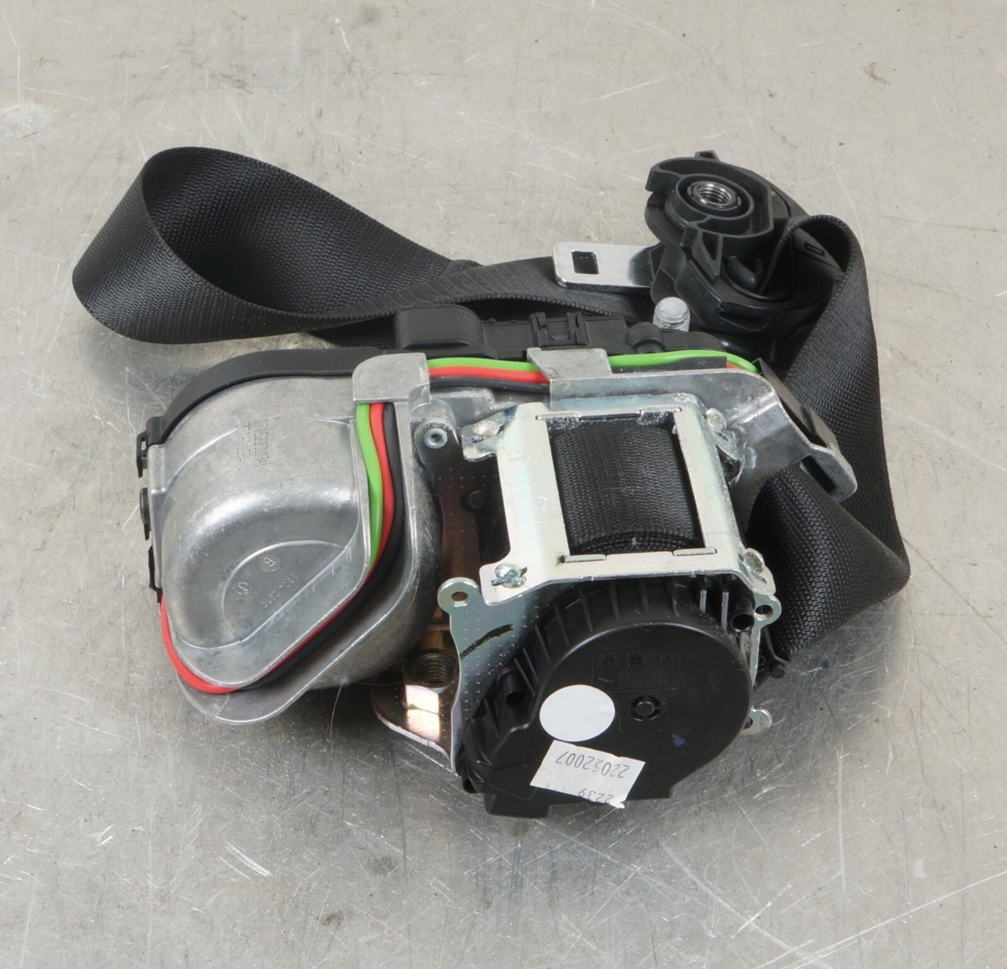 07-09 Mercedes W221 S550 S65 Front Left Seat Belt Seatbelt Retractor Assembly