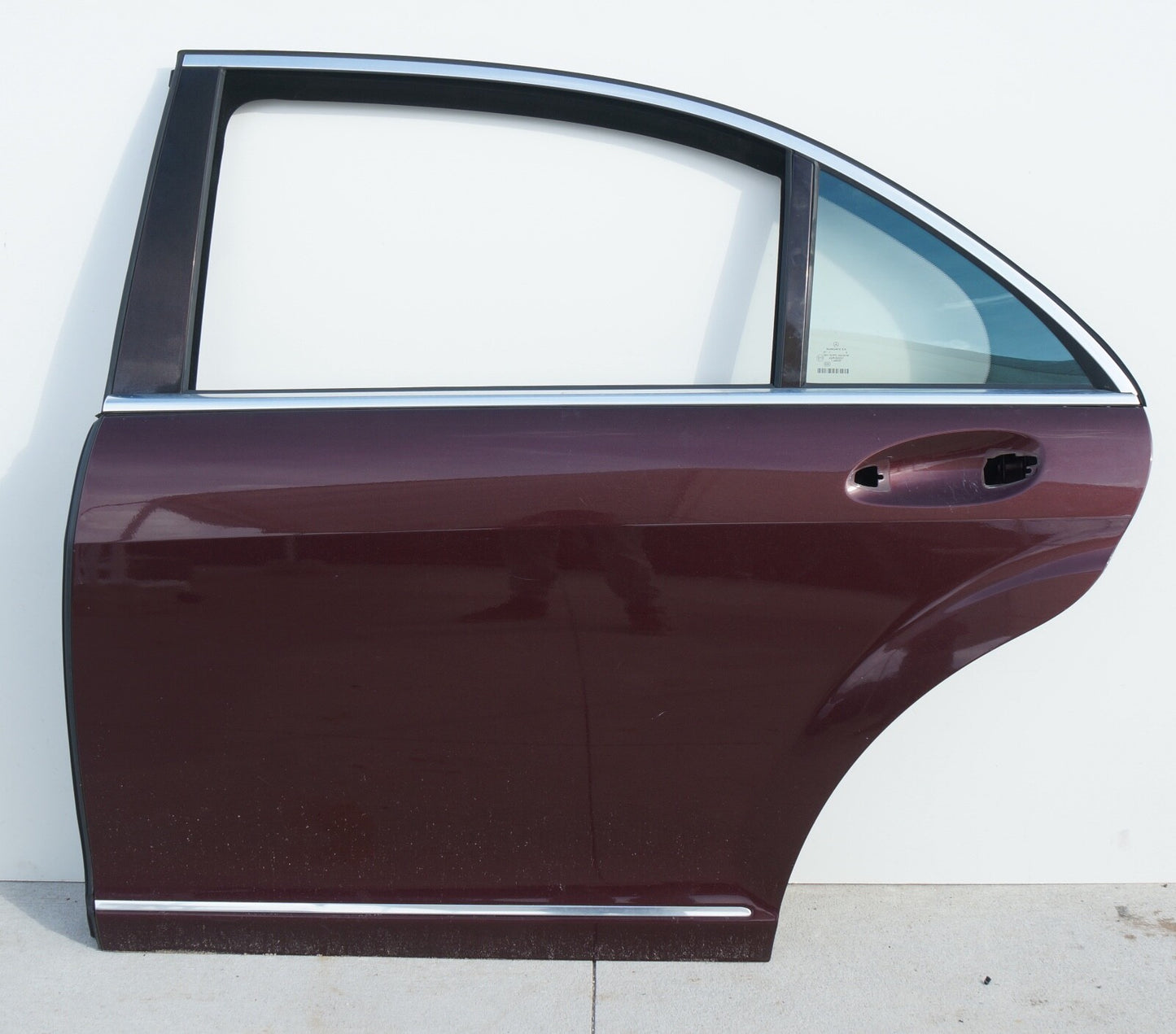 2007 - 2013 MERCEDES-BENZ S550 REAR LEFT DRIVER SIDE DOOR SHELL OEM