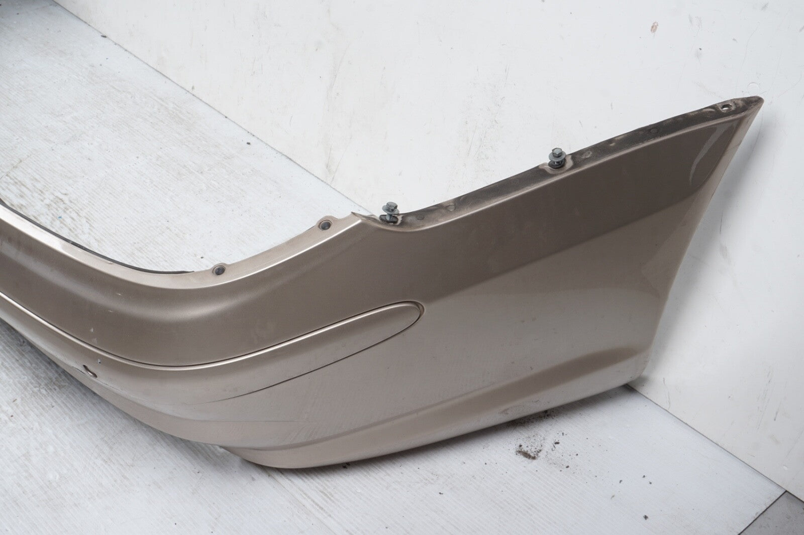 03-08 Mercedes SL500 Base Rear Bumper Cover Assembly GOLD OEM