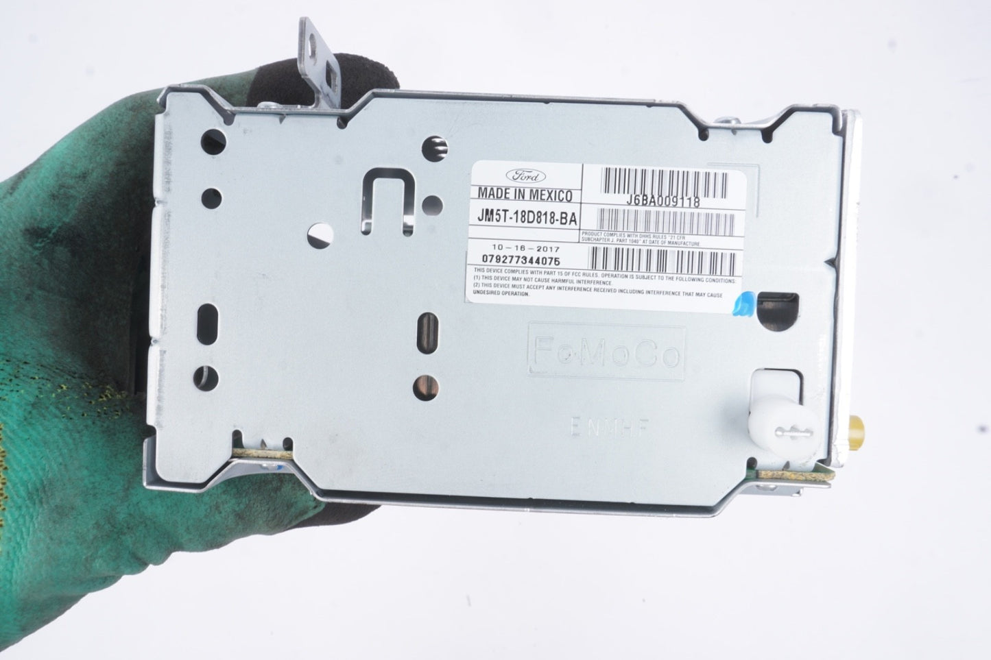 18 FORD FOCUS Audio Control Module Radio Reciever JM5T18D818BA