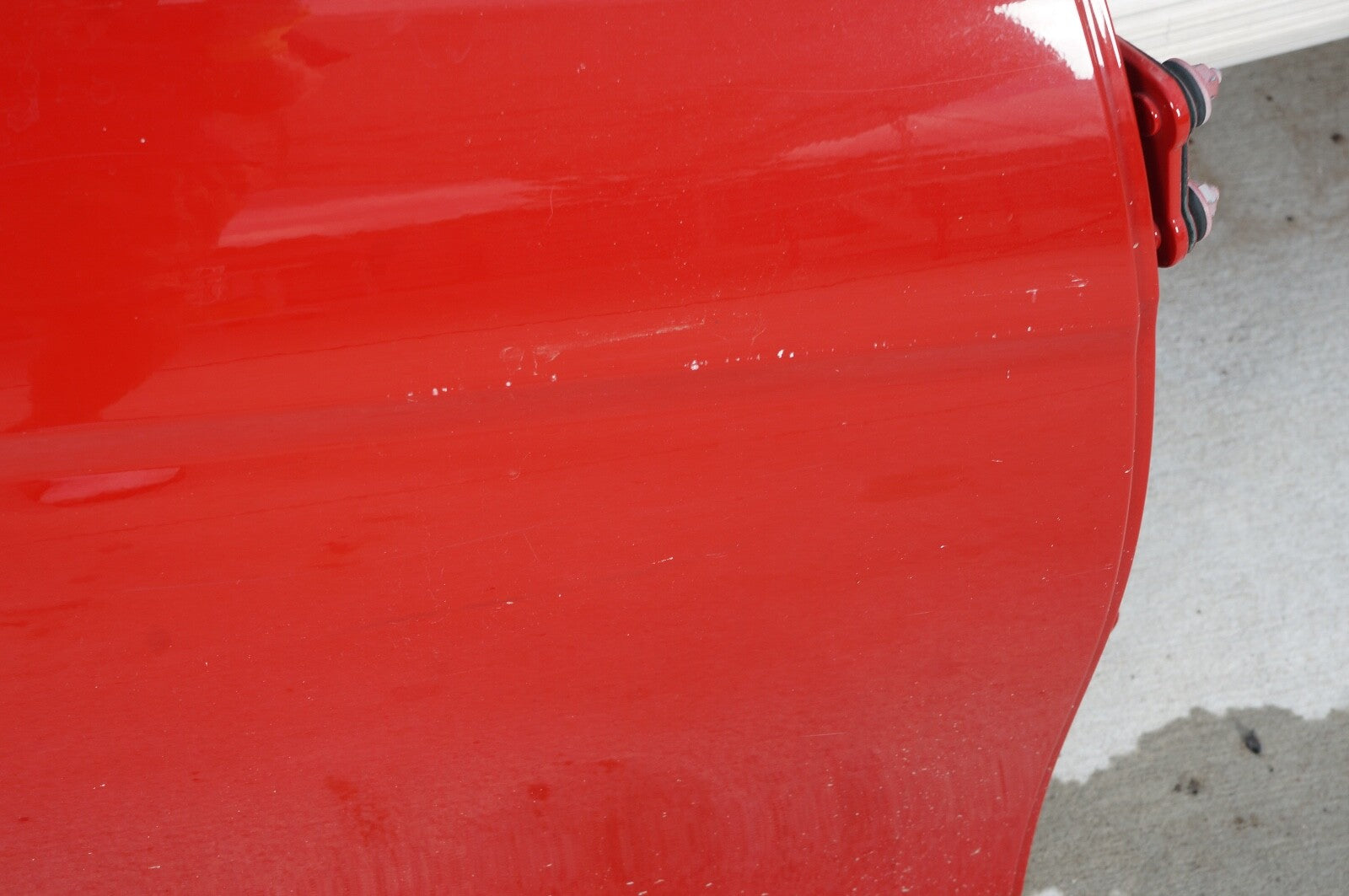 08-14 Mercedes C300 C250 C350 Sedan Rear Right Side Door Shell Red OEM