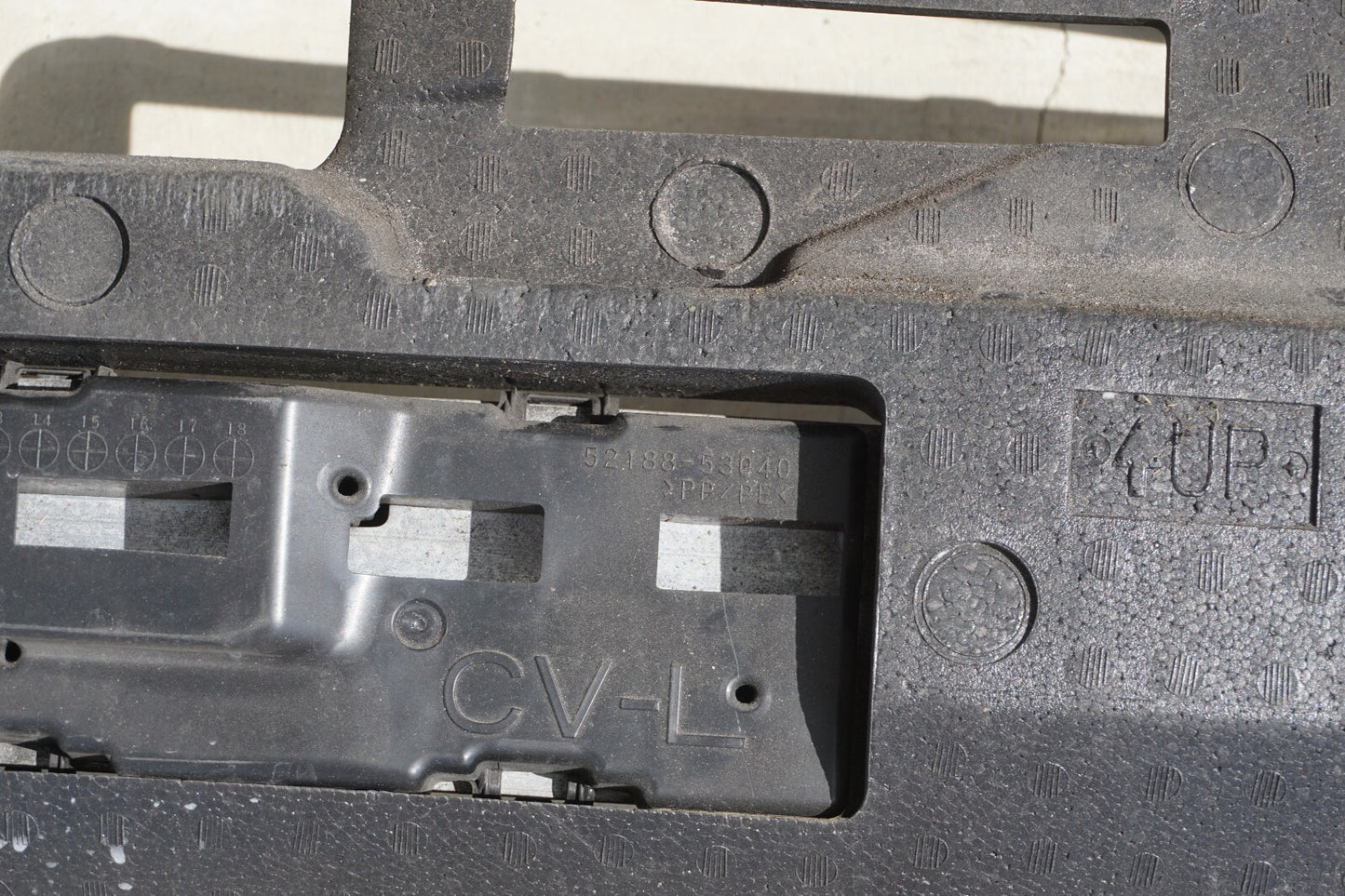 2010 - 2013 Lexus IS250 IS350 Convertible Rear Bumper Reinforcement & Foam OEM