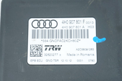 2012 - 2015 AUDI A7 PARK PARKING BRAKE CONTROL MODULE UNIT 4H0907801F OEM