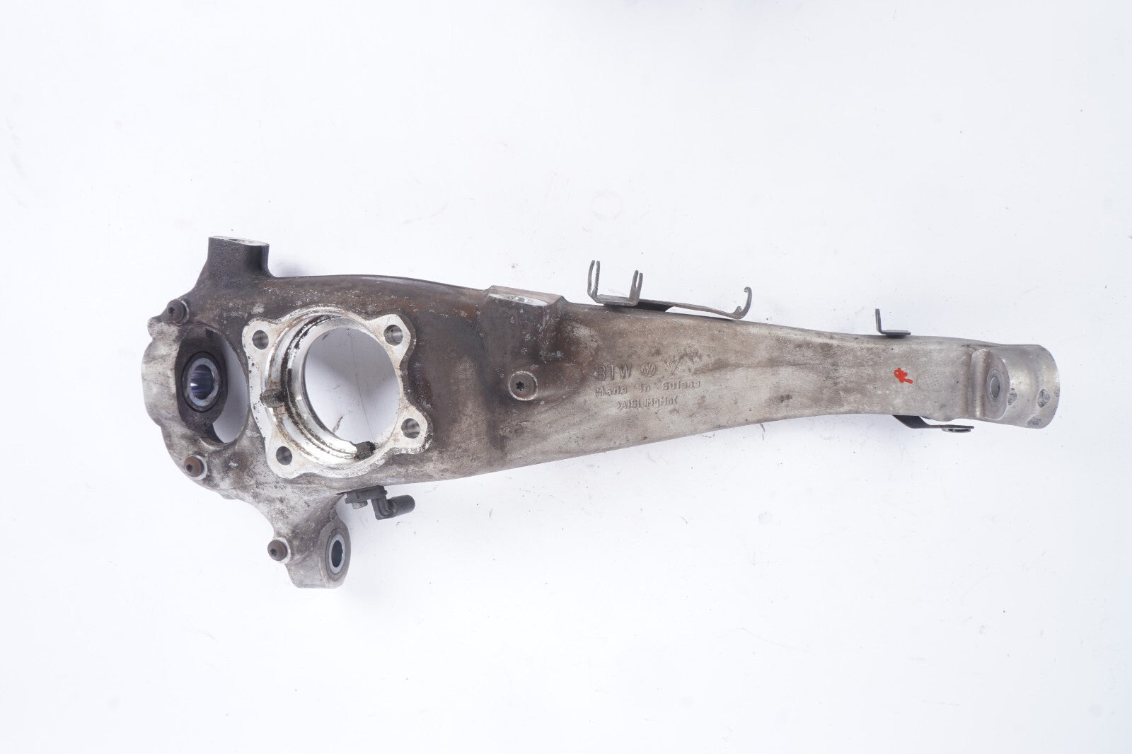 11-18 Porsche Cayenne 958 Front Left Driver Side Wheel Spindle Knuckle Hub OEM