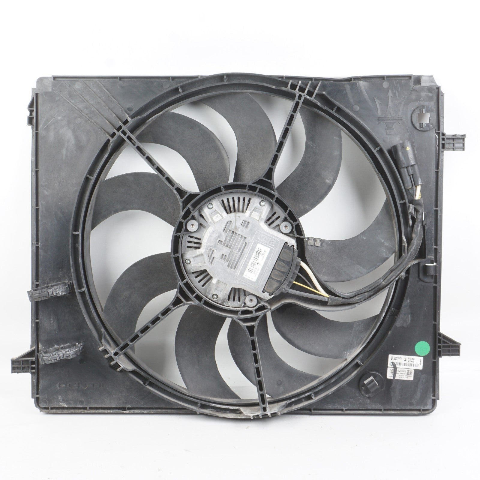 14-17 Maserati Ghibli M157 3.0 V6 Radiator Cooling Fan & Shroud OEM