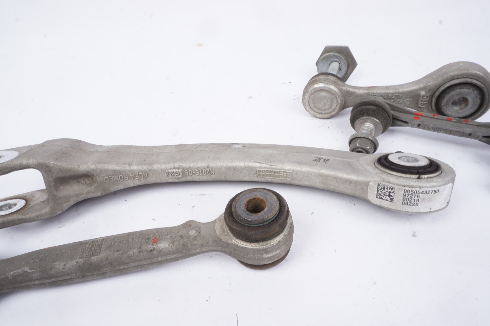 2017-2025 Alfa Romeo Giulia 2.0L Rear Right Passenger Side Control Arm 4Pcs OEM