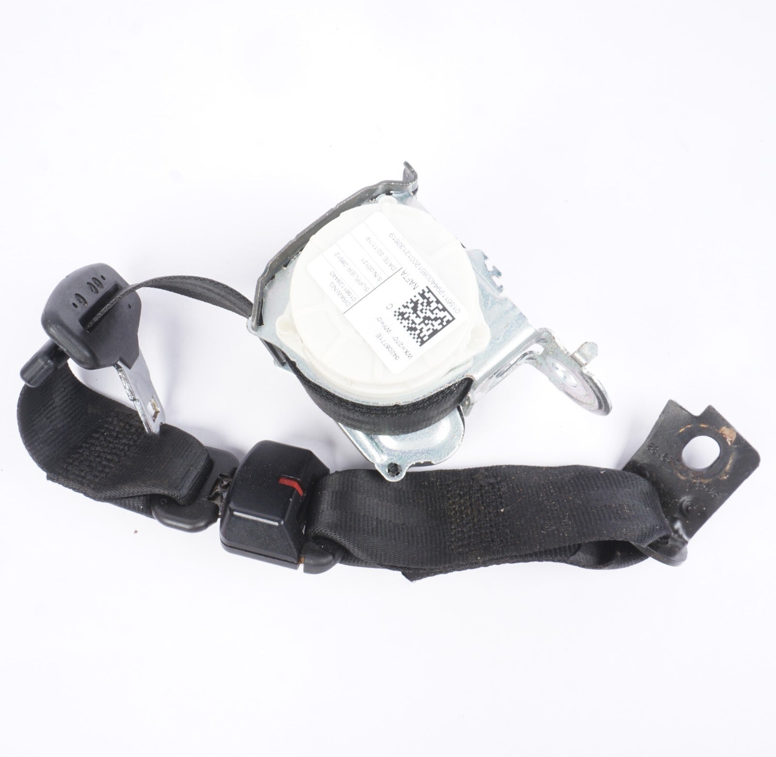 2017 - 2025 Alfa Romeo Giulia Rear Center Seat Belt Retractor OEM