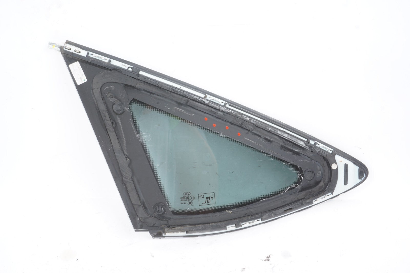 2012 - 2017 Audi A7 Rear Quarter Window Glass Right Passenger Side OEM