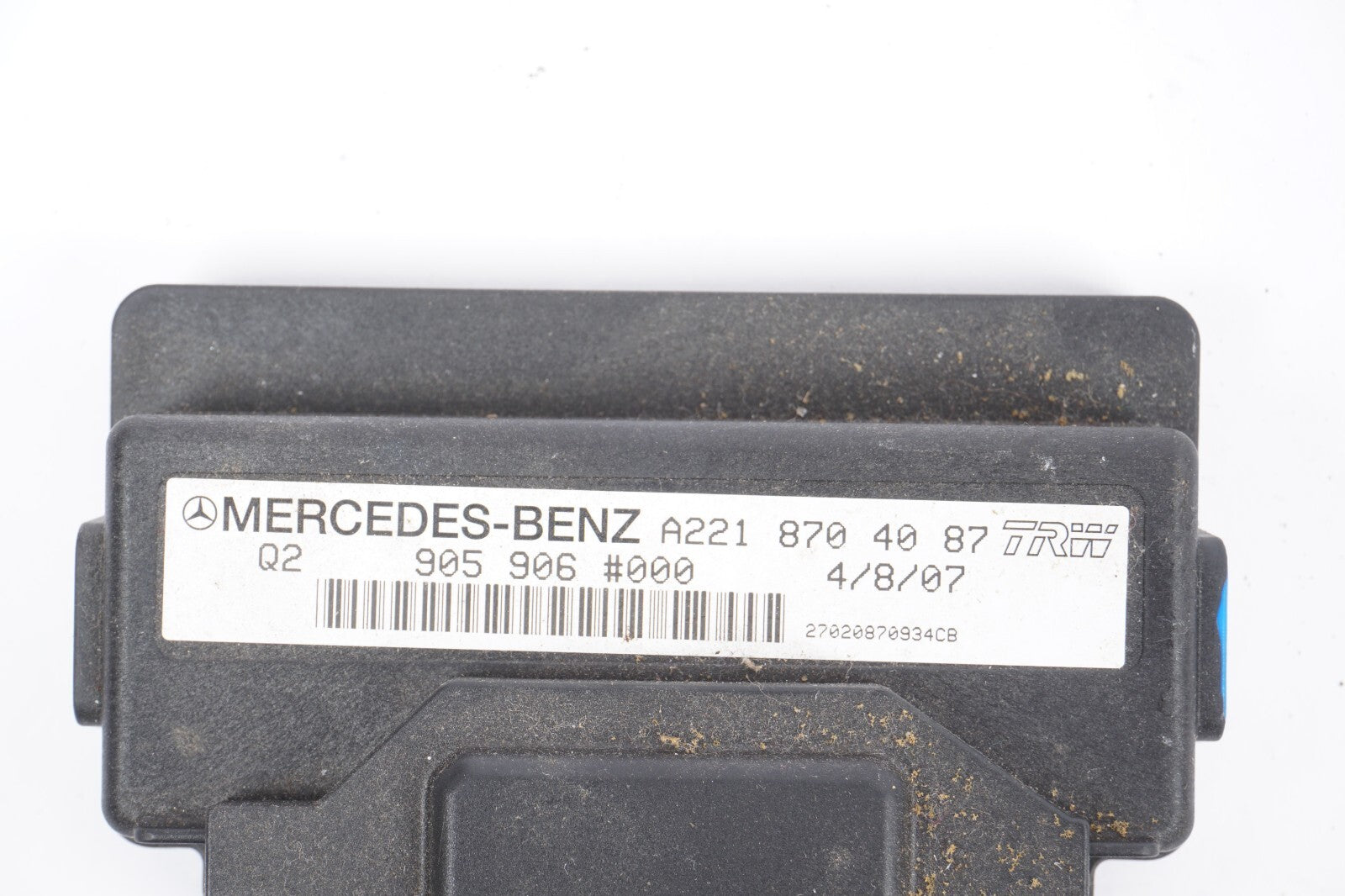 07-13 Mercedes W221 S450 S550 S65 AMG Front Right Side Seat Occupancy Sensor OEM