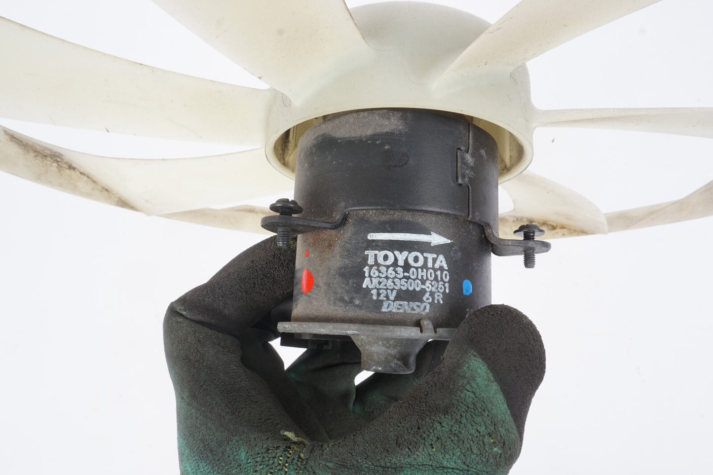 12-17 Toyota Camry Engine Radiator Cooling Fan Motor Left Side 16363-0H010 OEM