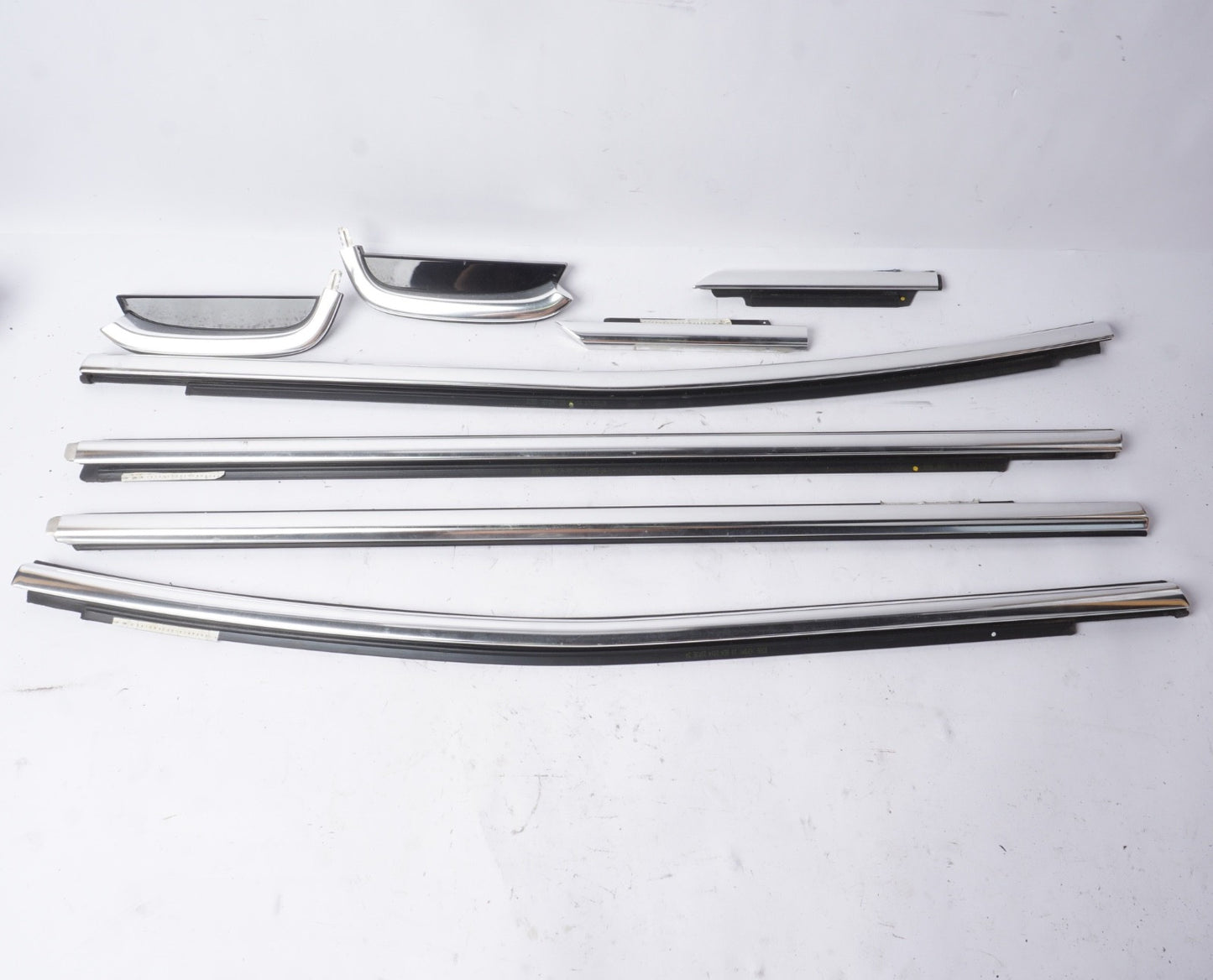 14-20 MASERATI GHIBLI FRONT REAR LEFT RIGHT SIDE DOOR WINDOW BELT MOLDING