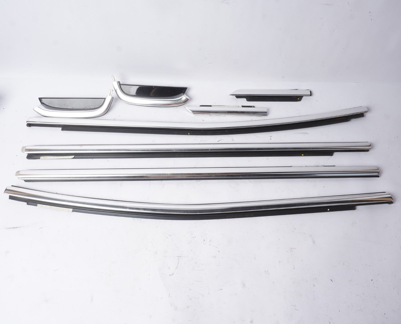 14-20 MASERATI GHIBLI FRONT REAR LEFT RIGHT SIDE DOOR WINDOW BELT MOLDING
