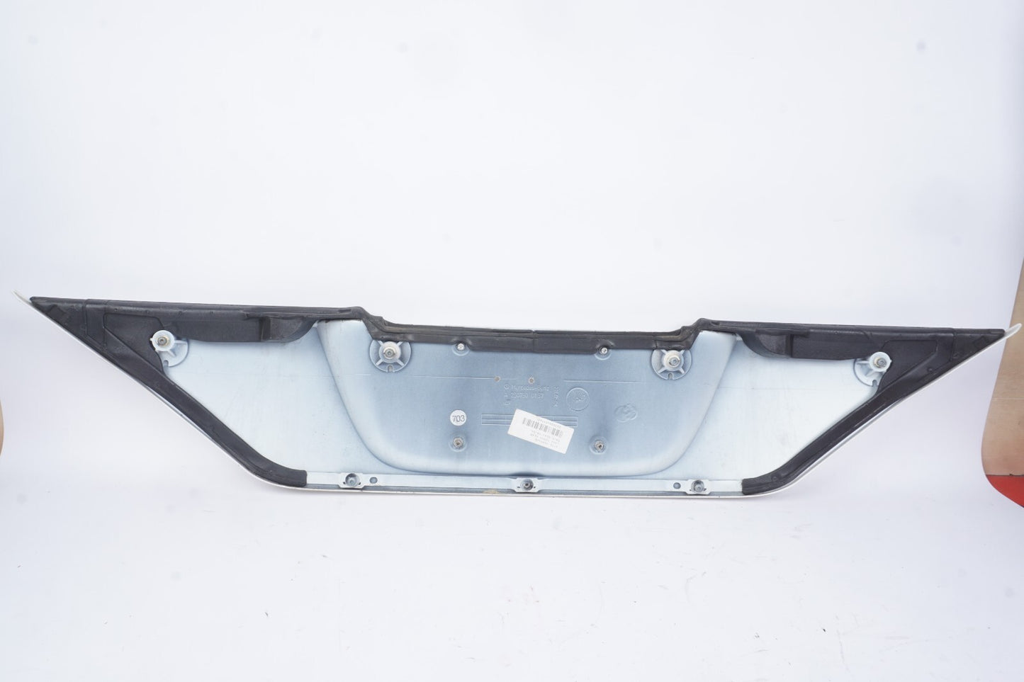 03-12 Mercedes R230 SL500 SL550 SL55 AMG Trunk Lid License Plate Holder OEM