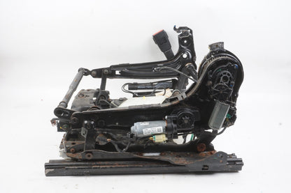 2012-2018 BMW 650i 640i F13 FRONT LEFT SIDE SEAT LOWER TRACK FRAME & MOTORS OEM