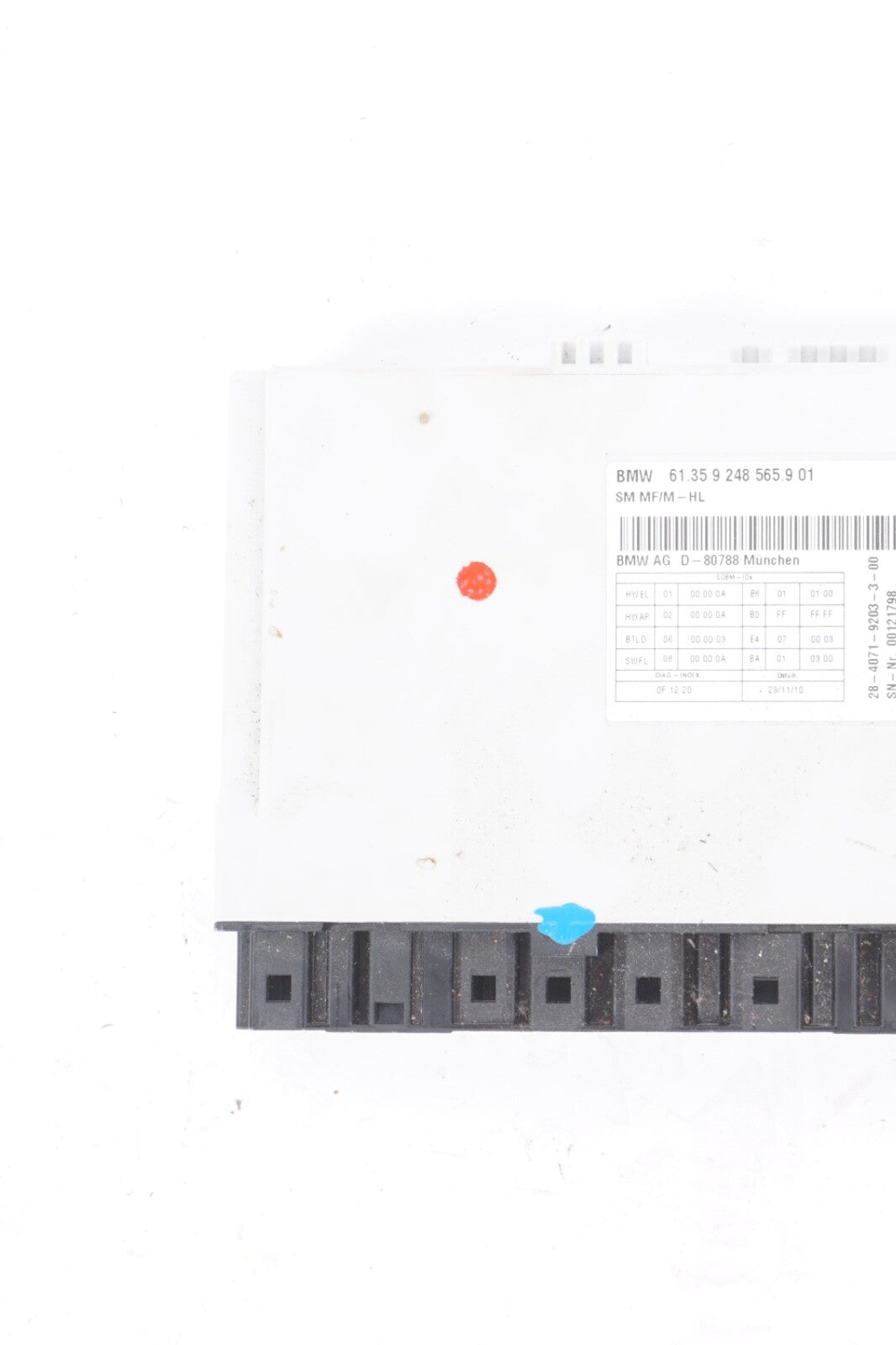 2011-2016 BMW F10 550I 535I 528I FRONT SEAT CONTROL MODULE MEMORY 9248565 OEM