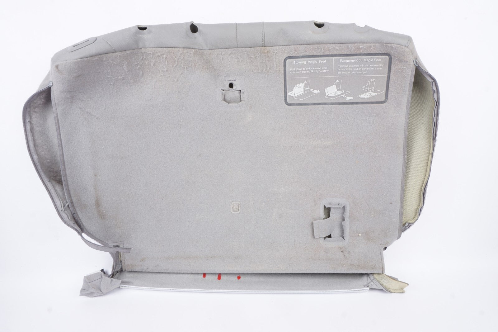 2018 - 2020 Honda Odyssey 3rd Row Left Lower Backrest Seat Cover Cushion OEM