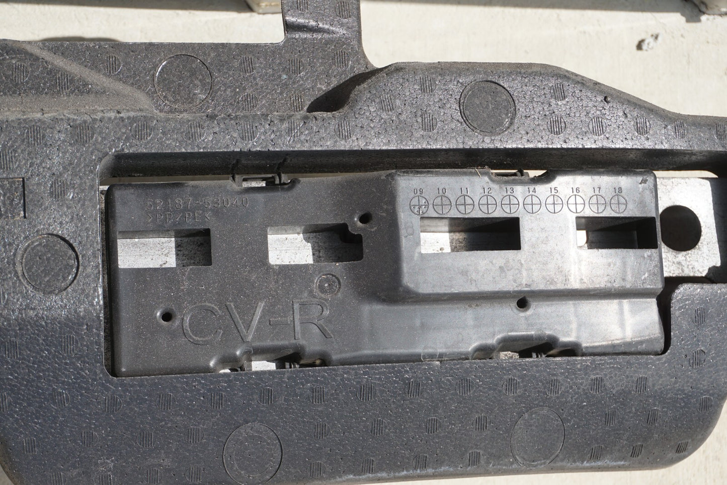 2010 - 2013 Lexus IS250 IS350 Convertible Rear Bumper Reinforcement & Foam OEM