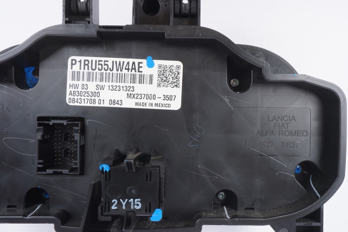 2012 - 2017 Fiat 500 Lounge Heater A/C Climate Temp Control Panel P1RU55JW4AE