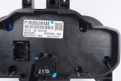 2012 - 2017 Fiat 500 Lounge Heater A/C Climate Temp Control Panel P1RU55JW4AE
