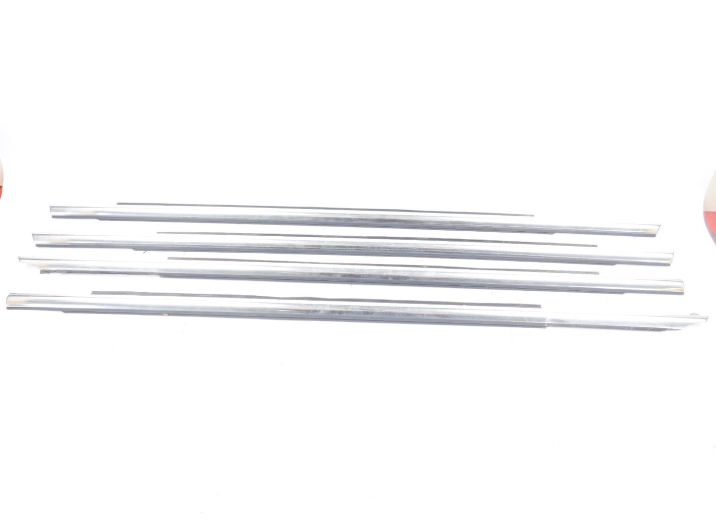 2011 - 2017 Audi A8L LONG Door Window Belt Chrome Molding SET Of 4 OEM