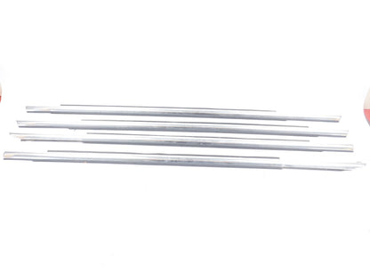 2011 - 2017 Audi A8L LONG Door Window Belt Chrome Molding SET Of 4 OEM
