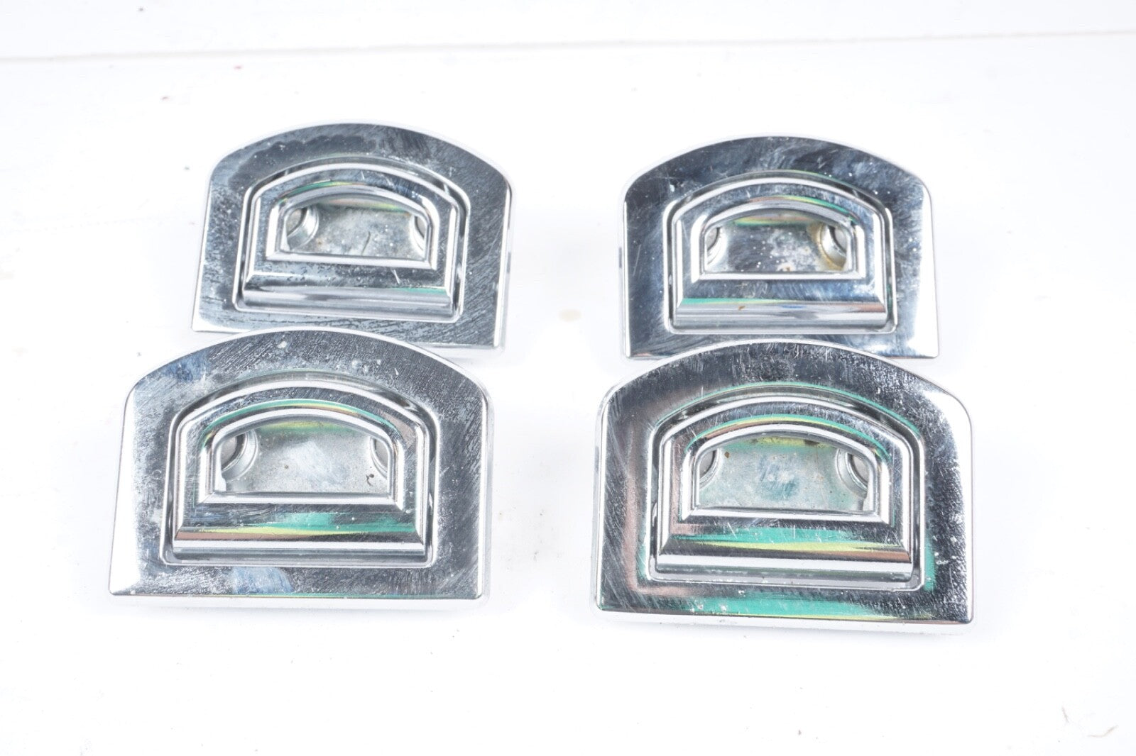 AUDI PORSCHE VOLKSWAGEN REAR TRUNK TIR DOWN HOOK BRACKET SET OF 4 1K0864203C