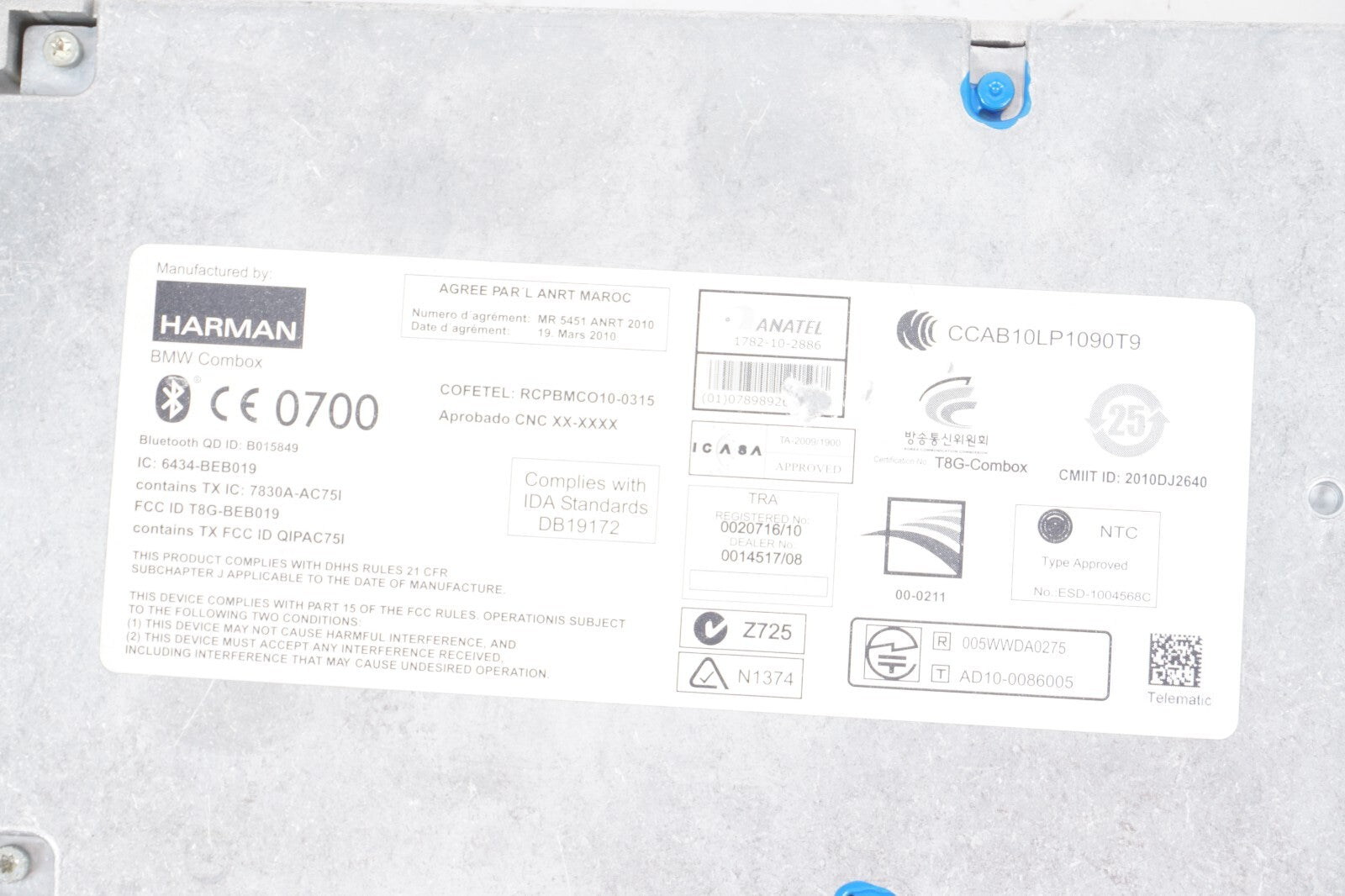 2010 - 2013 BMW 550I GT F07  Telematics Communication Control Module Harman OEM