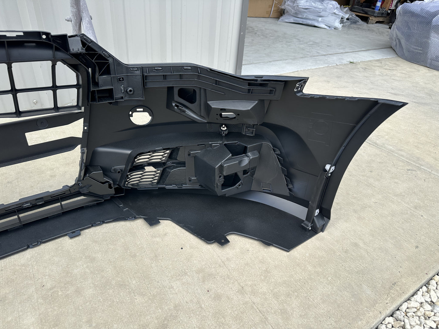 2017 AUDI A6 C7 S6 S-line Front Bumper Cover With Side Grilles