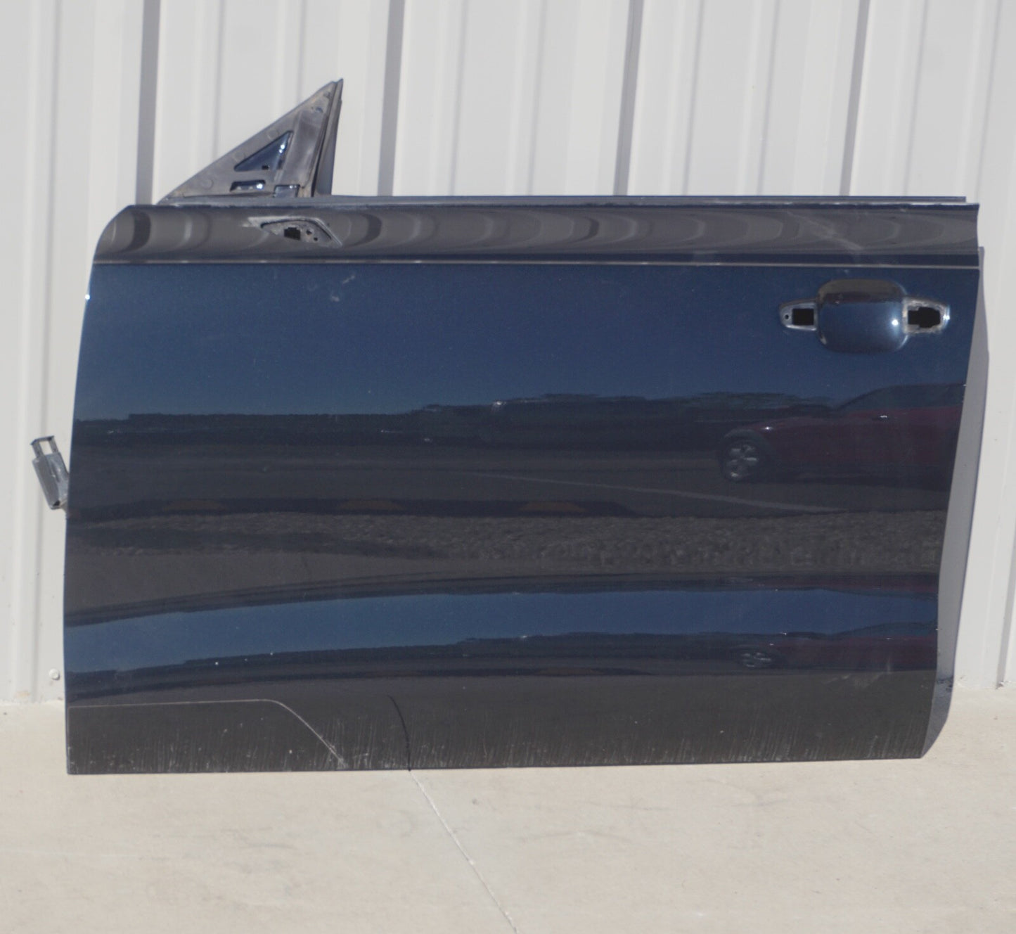 2012 - 2018 AUDI A7 FRONT DOOR SHELL LEFT DRIVER SIDE OEM BLUE