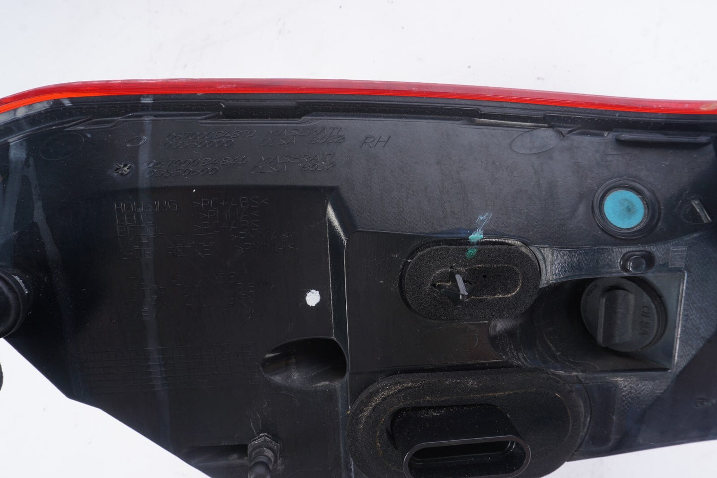 2014-2020 Maserati Ghibli Tail Light Outer Rear Right Passenger Side OEM