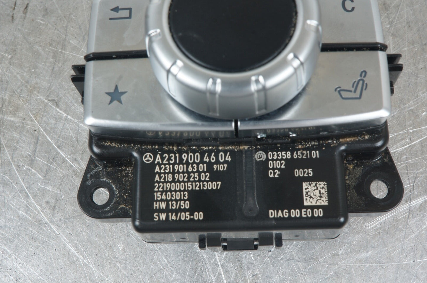 MERCEDES SL CLASS CONSOLE SWITCH KNOB, 2319004604, 2319016301, 2189022502, OEM