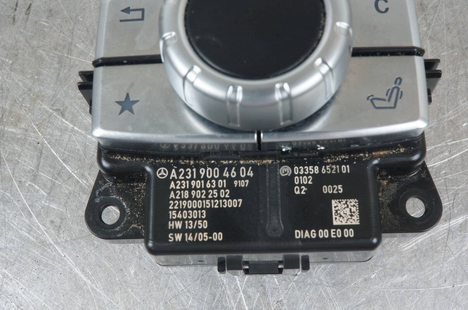 MERCEDES SL CLASS CONSOLE SWITCH KNOB, 2319004604, 2319016301, 2189022502, OEM