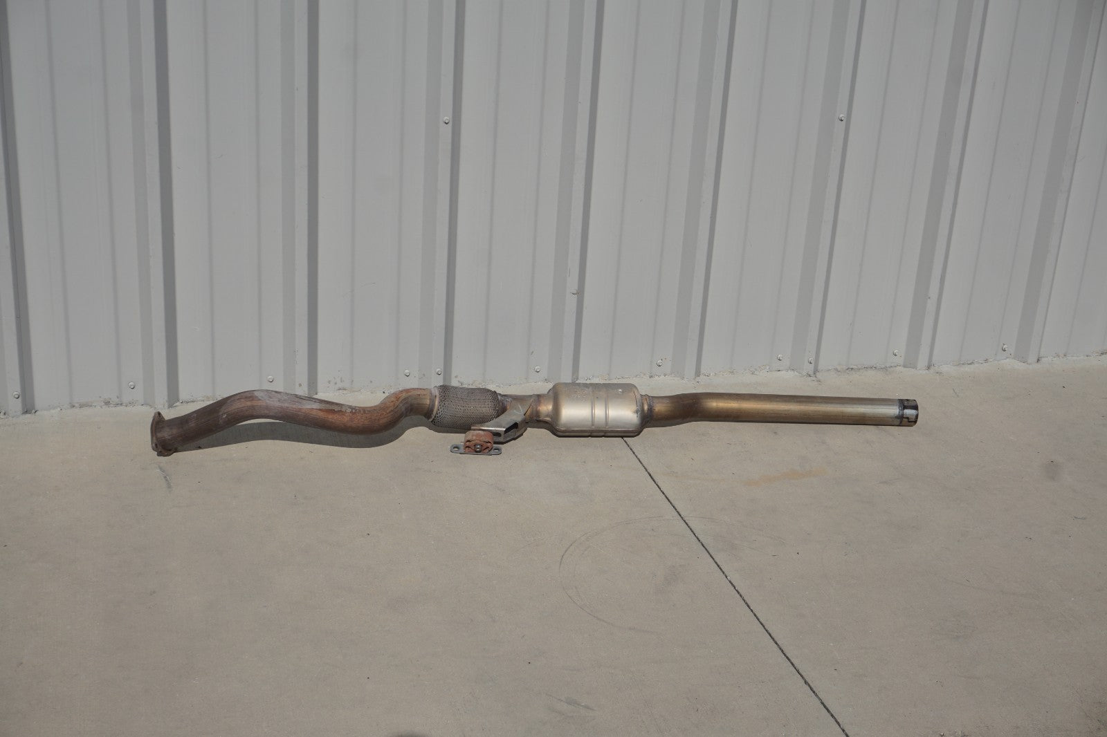 2011 2012 Audi A8 4.2l Exhaust Downpipe Flex Pipe Right Passenger Side OEM