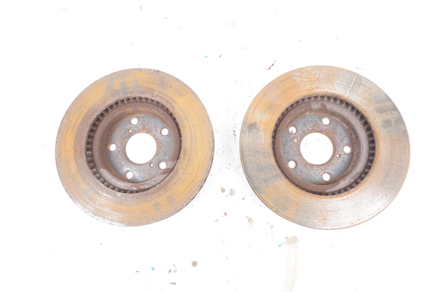 02-10 Lexus SC430 Front Right Passenger & Left Driver brake rotor set Rotors OEM