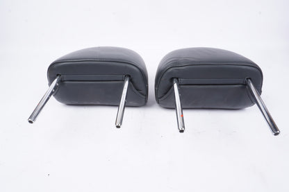 2010 - 2011 LEXUS IS250 IS350 CONVERTIBLE FRONT HEADREST  LEATHER PAIR BLACK