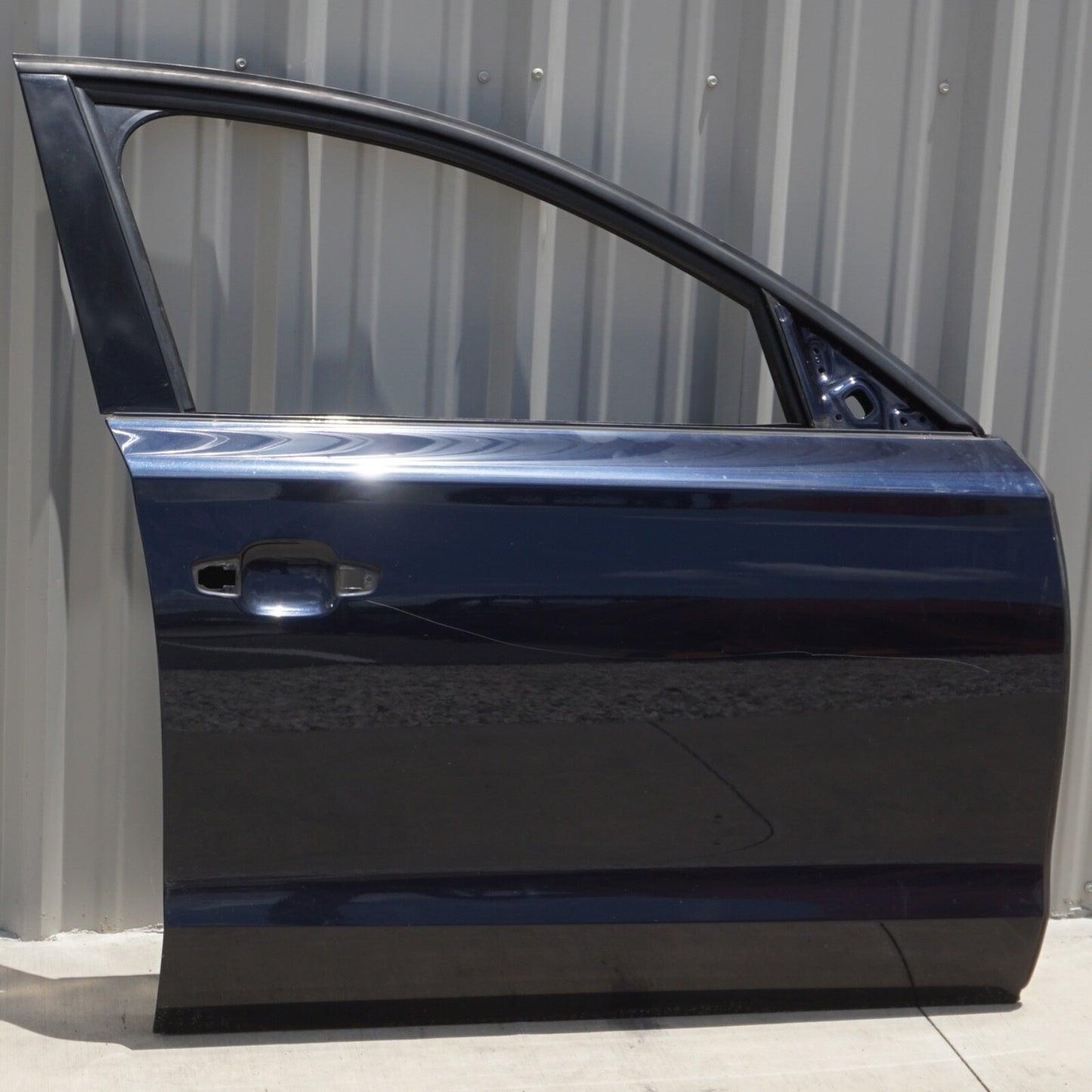 2011 - 2018 Audi A8 L Front Right Passenger Side Door Shell Black OEM