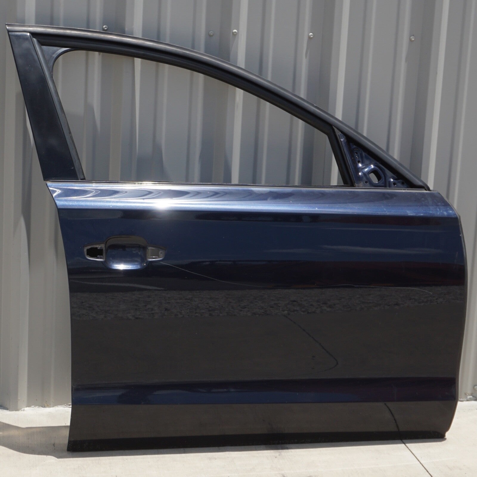 2011 - 2018 Audi A8 L Front Right Passenger Side Door Shell Black OEM