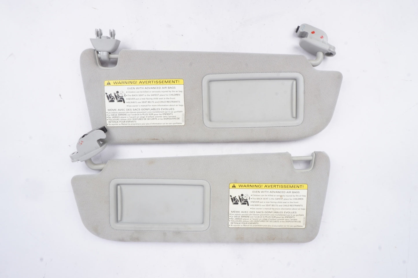 2011 - 2018 AUDI A8L A8 S8 FRONT LEFT RIGHT SIDE SUNVISOR SUN VISOR OEM GRAY