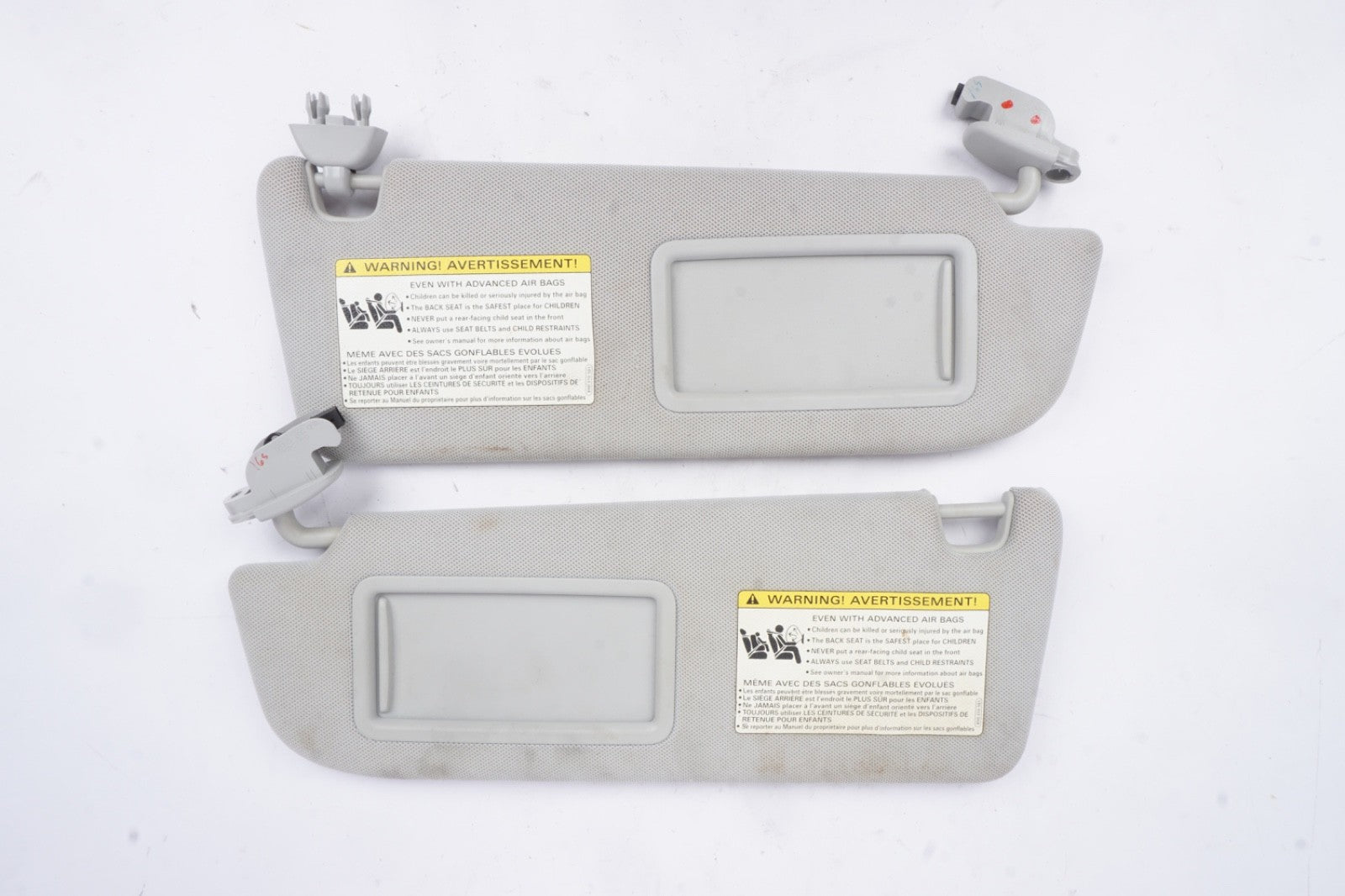 2011 - 2018 AUDI A8L A8 S8 FRONT LEFT RIGHT SIDE SUNVISOR SUN VISOR OEM GRAY