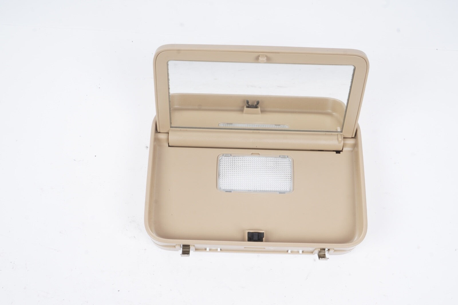 10-13 Mercedes W221 S400 S550 Rear Overhead Vanity Mirror Beige 2218101817 OEM