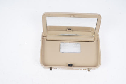 10-13 Mercedes W221 S400 S550 Rear Overhead Vanity Mirror Beige 2218101817 OEM