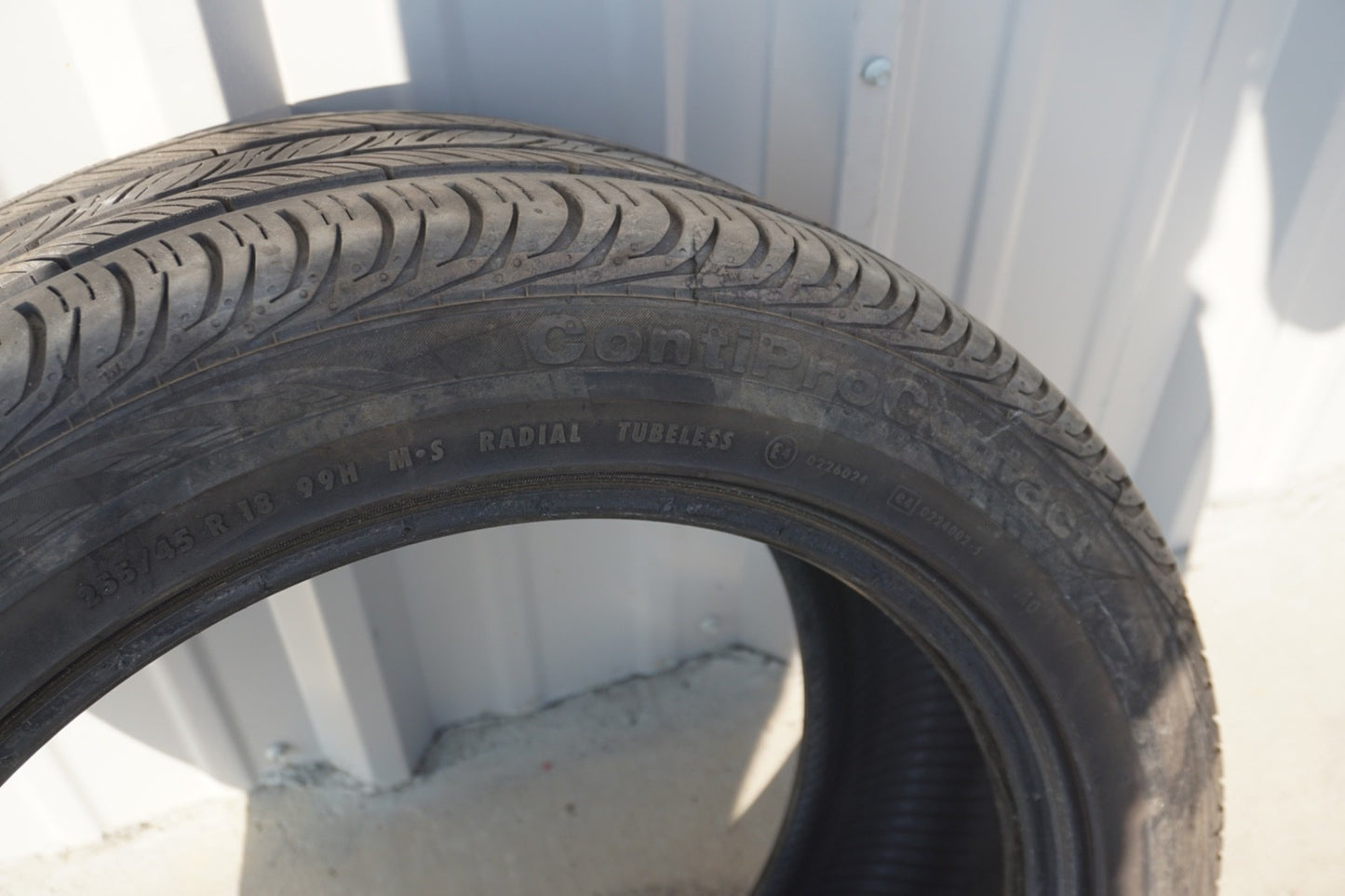 Continental Conti Pro Contact 255/45R18 99H Tire (QTY 1) 6/32