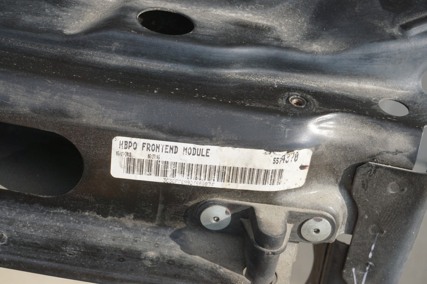 2012 - 2017 Fiat 500 Radiator Core Support