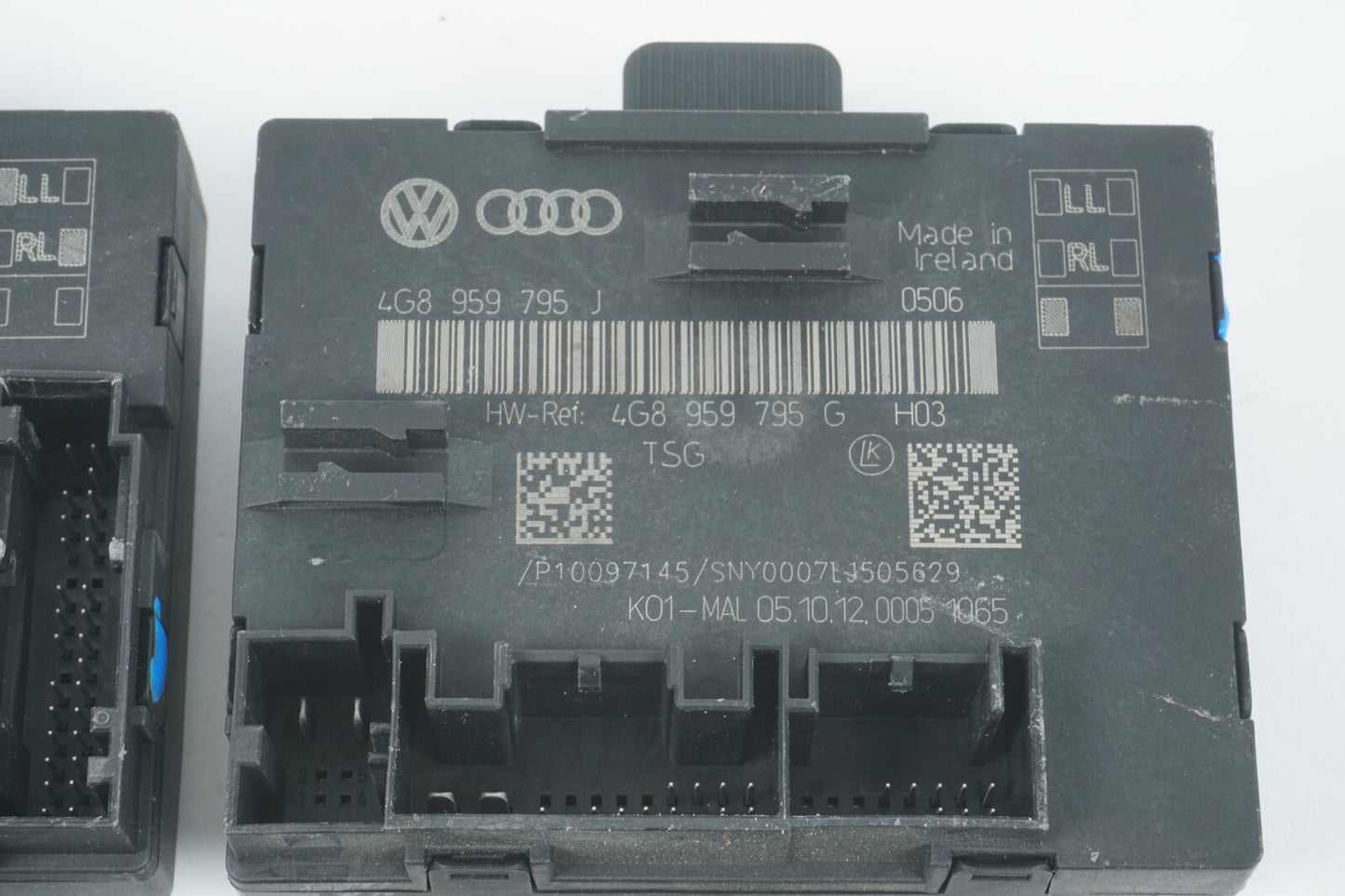 2012 - 2018 AUDI A7 DOOR CONTROL MODULE FRONT & REAR SET OF 4 OEM