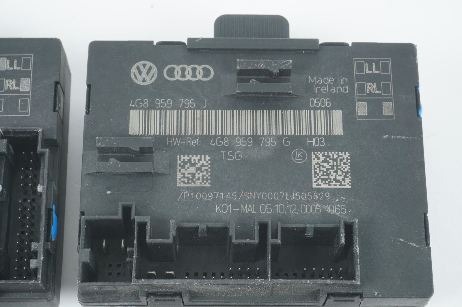 2012 - 2018 AUDI A7 DOOR CONTROL MODULE FRONT & REAR SET OF 4 OEM