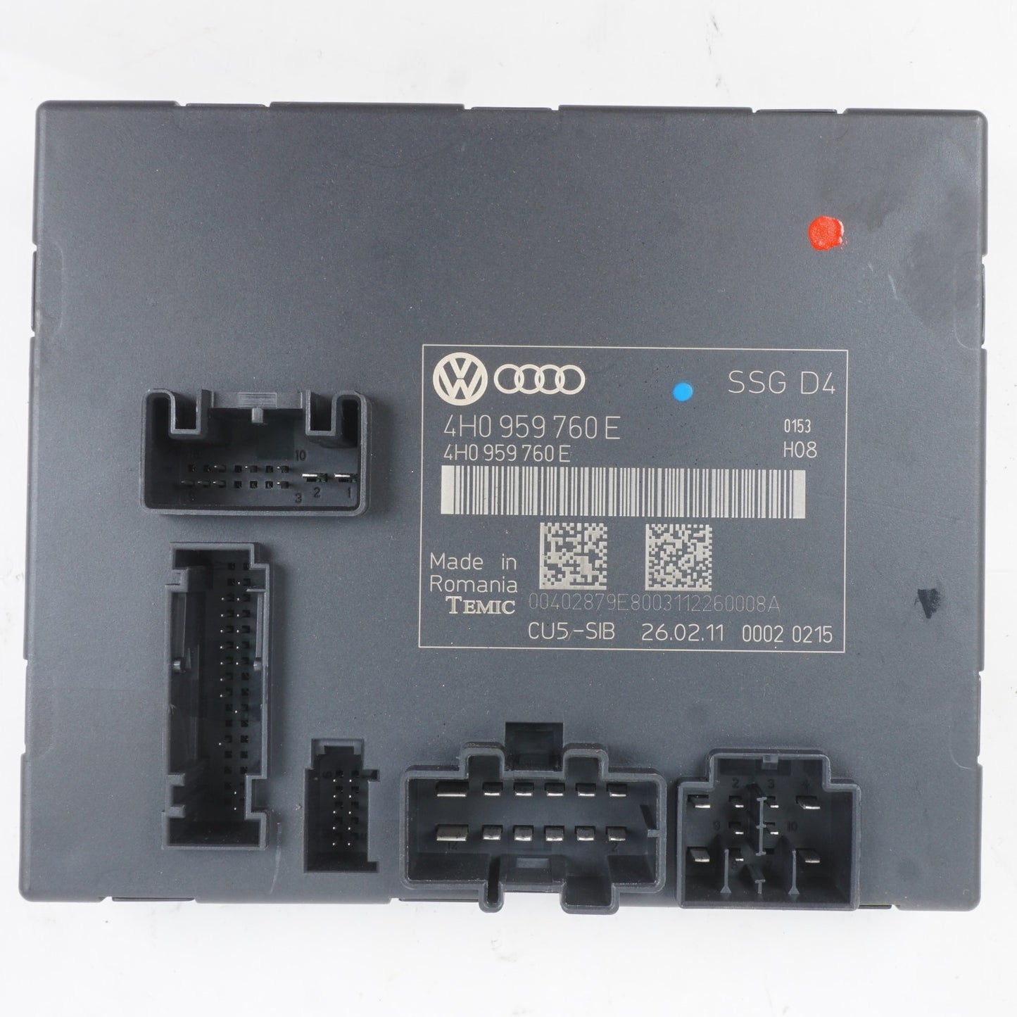 2011-2018 Audi A8 S8 Front Seat Control Module Left Driver OEM